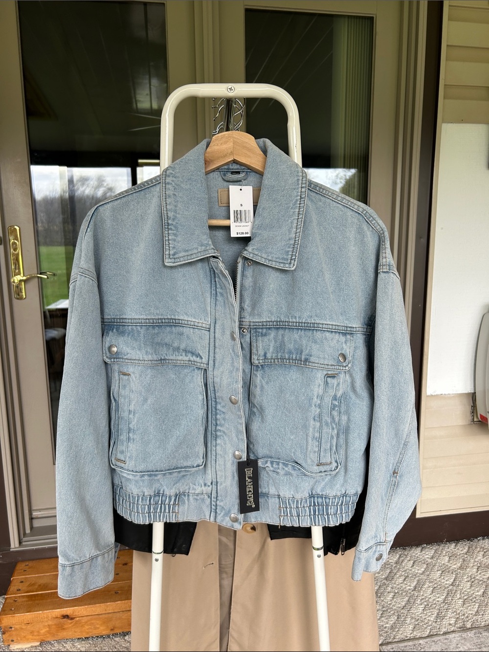 Blank NYC Light Wash Denim Jacket NWT
